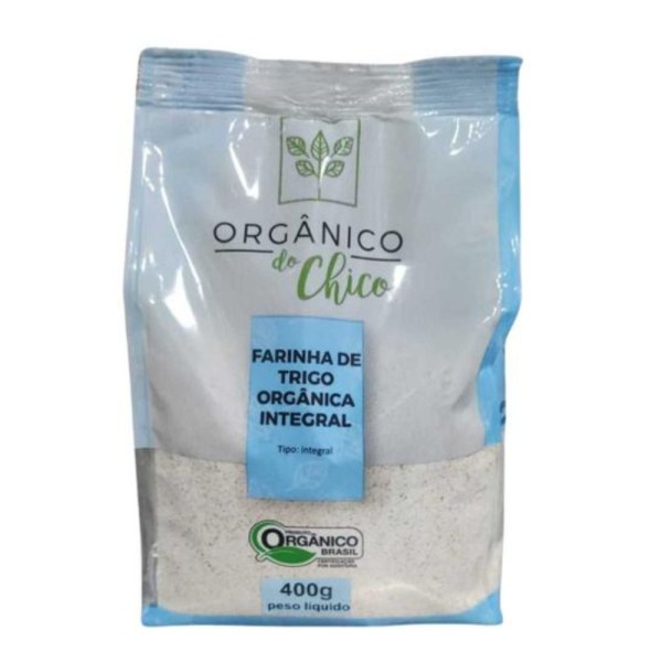 Encontraproduto.com.br - Farinha de Trigo Integral Orgânico do Chico 400g