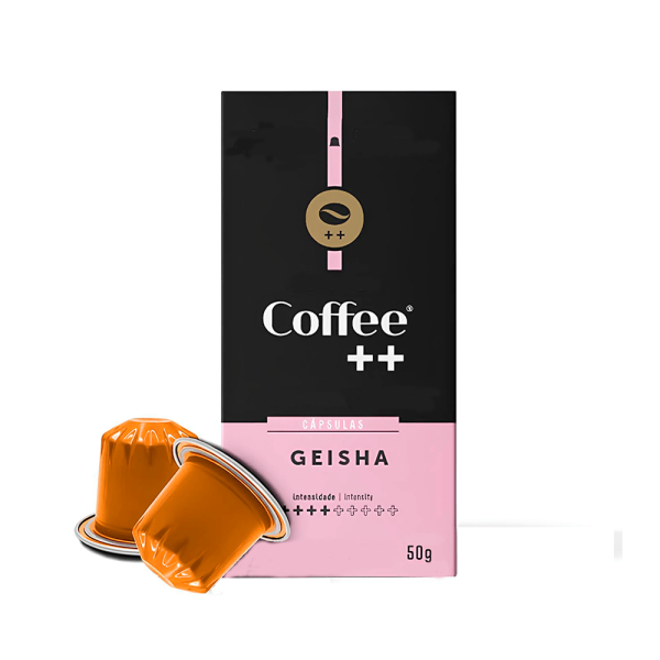 Encontraproduto.com.br - Café em Cápsula Especial Geisha Intensidade 7 Coffee Mais 10 unidades