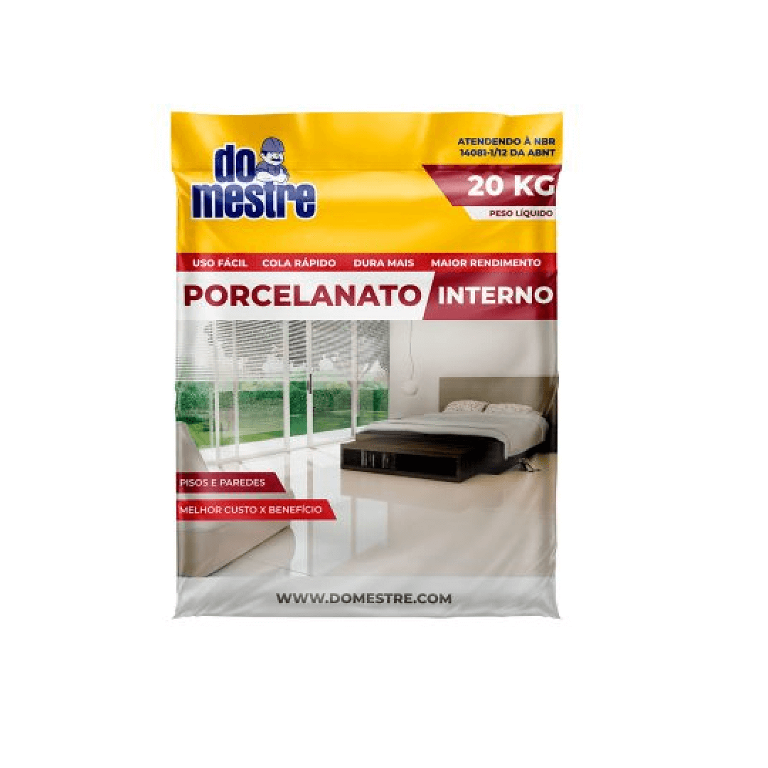 Argamassa Acii Porcelanato Interno 20Kg - do Mestre