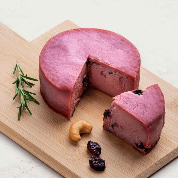 Encontraproduto.com.br - Queijo Vegano de Castanha de Caju com Cranberry 120g Queijos da Terra