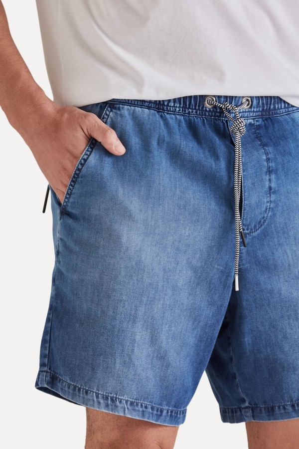 Encontraproduto.com.br - Bermuda Jogger Indigo