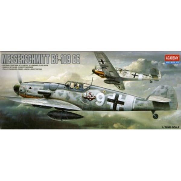 Encontraproduto.com.br - Messerschmitt Bf109 G-6 - 1/72 - Academy 12467