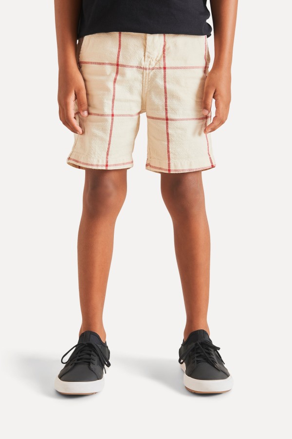 Bermuda Mini Casual Ft Xadrez Grid