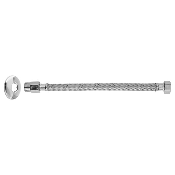 Engate 60cm Aço Inoxidável Cromado Flexivél Blukit