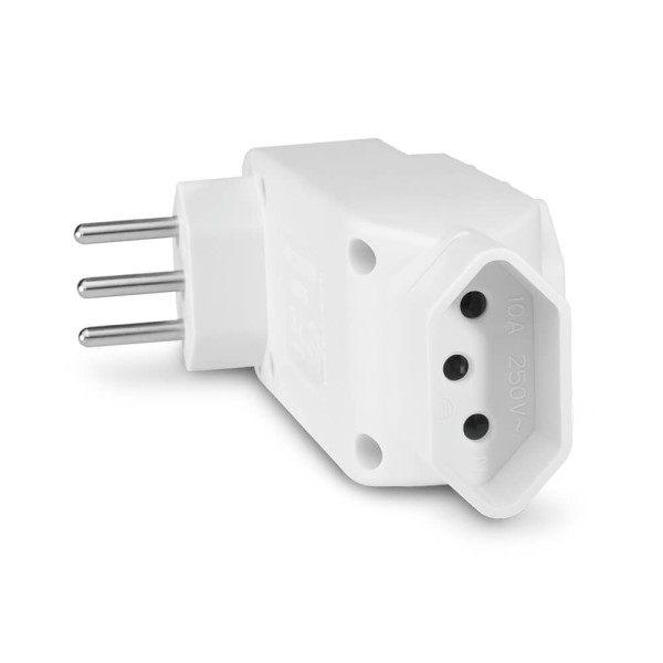 Encontraproduto.com.br - Adaptador L De Energia Novo Padrão 4 Tomadas Multi - WI246OUT [Reembalado]