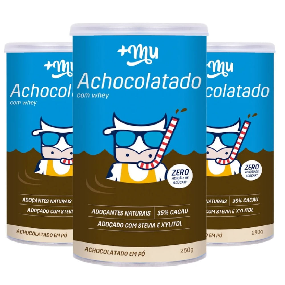 Encontraproduto.com.br - Achocolatado +Mu Com Whey Lata 250g