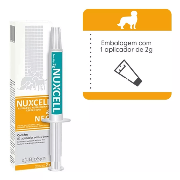 Encontraproduto.com.br - Suplemento Vitamínico Cães Biosyn Nuxcell Neo
