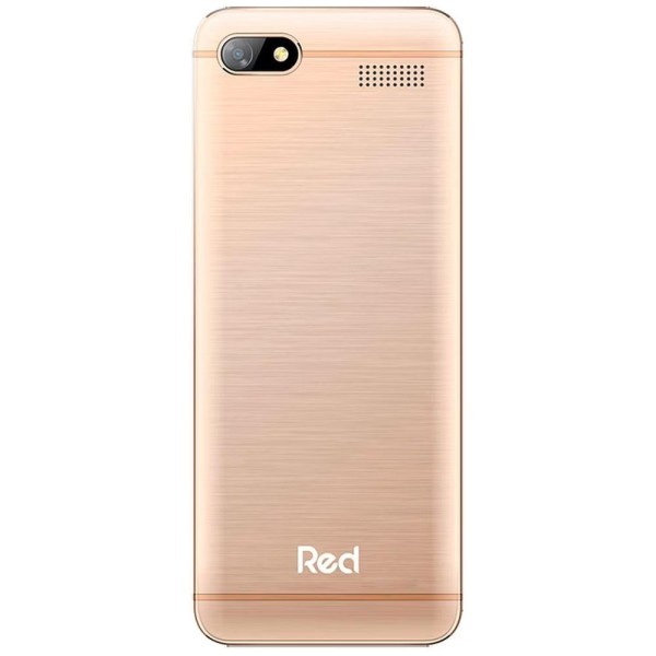 Encontraproduto.com.br - CELULAR RED MOBILE PRIME 2.4 M012F DOURADO CÂMERA FM WIRELESS VIBRACALL MEMÓRIA EXPANSÍVEL ATÉ 32GB