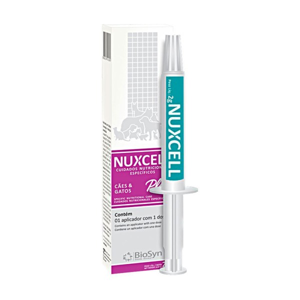 Encontraproduto.com.br - Suplemento Nuxcell Plus para Cães e Gatos 2gr
