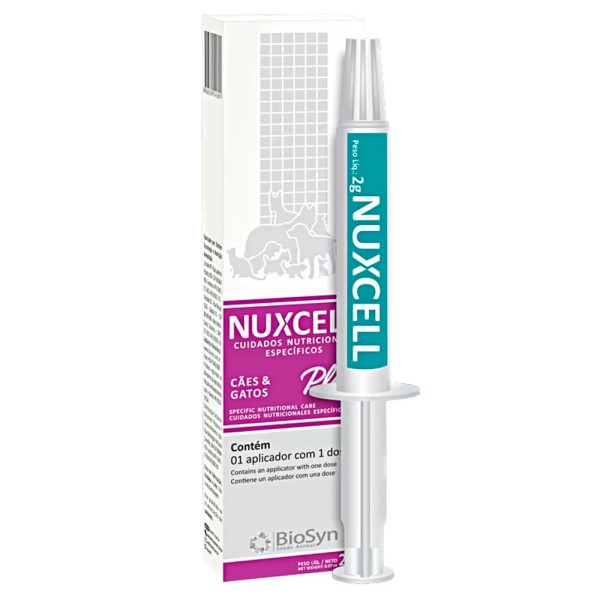 Suplemento Nuxcell Plus para Cães e Gatos 2gr