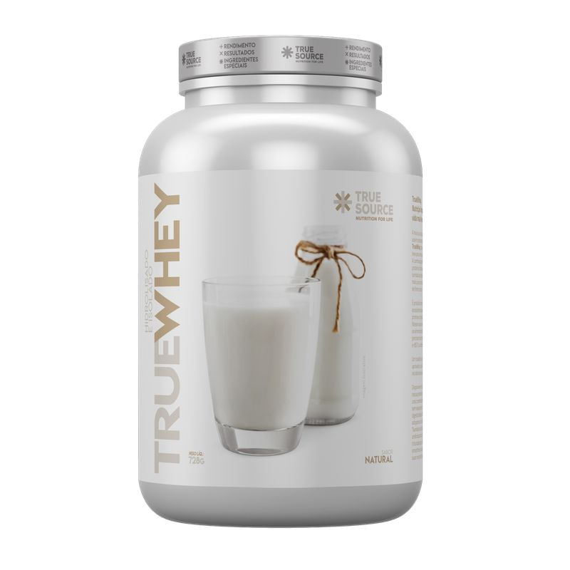 Encontraproduto.com.br - True Whey Hidrolisado e Isolado Natural 728g True Source