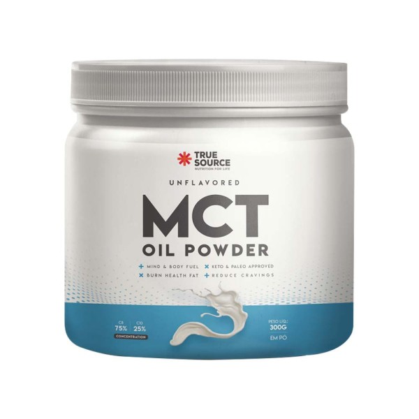 Encontraproduto.com.br - True MCT Oil Powder – Sem Sabor – 300g – True Source