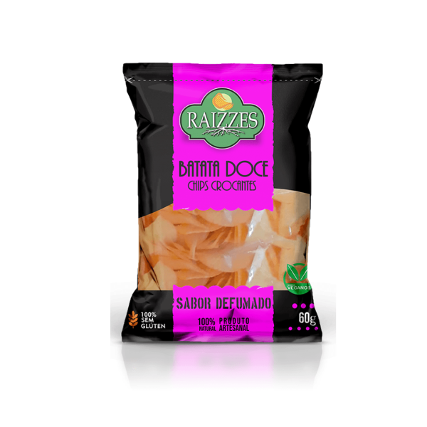 Chips Raizzes Batata Doce Defumada 60g