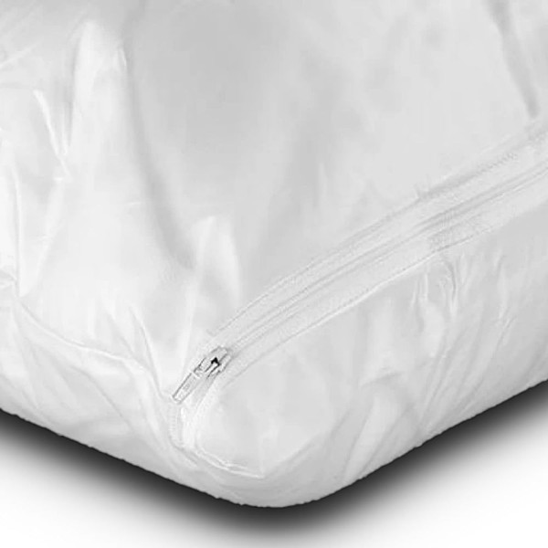Encontraproduto.com.br - Protetor Travesseiro PVC Siliconizado Ziper 50X70cm - unidade