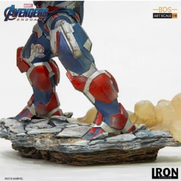 Encontraproduto.com.br - Iron Patriot & Rocket - Avengers: Endgame - Bds Art Scale 1/10 - Iron Studios