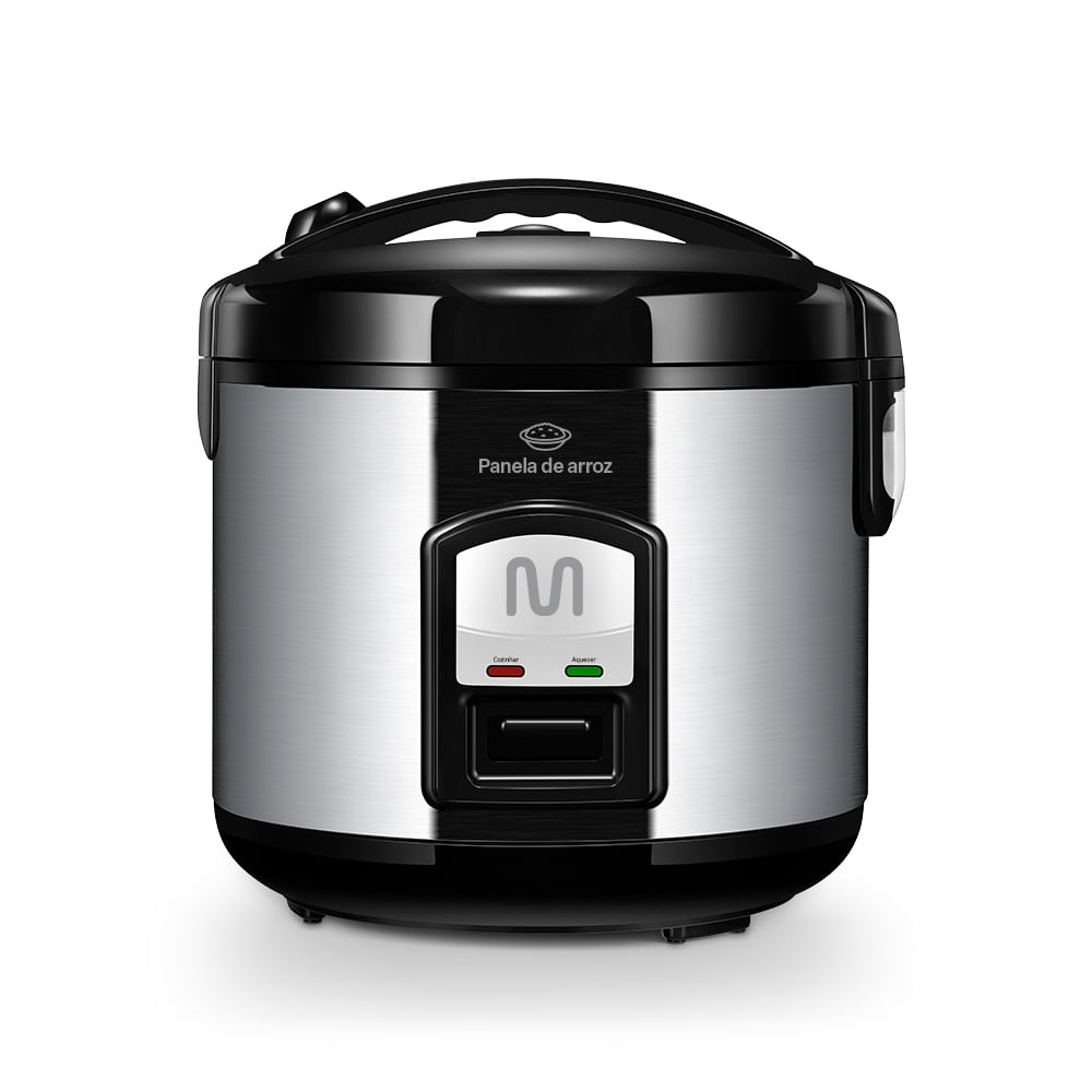 Panela de Arroz Gourmet 220v-700w Aço Inox Capacidade de 10 Xícaras Multi - CE06OUT [Reembalado]