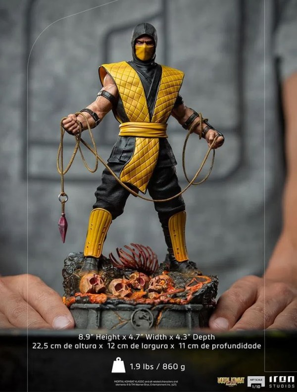 Encontraproduto.com.br - Scorpion - Mortal Kombat - Art Scale 1/10 - Iron Studios