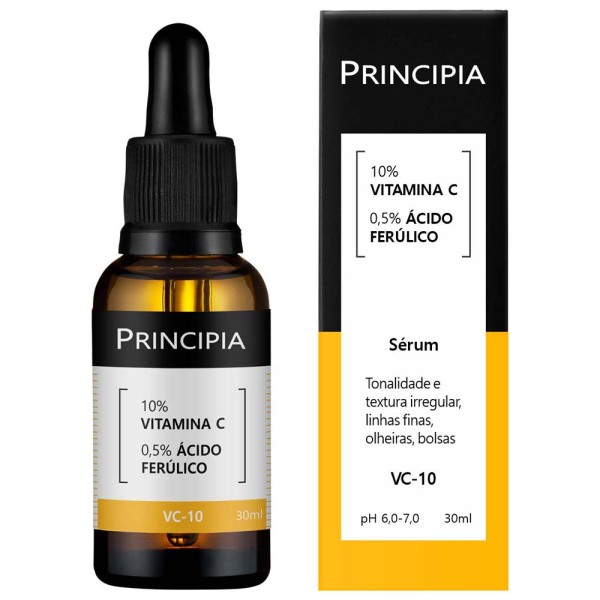 Encontraproduto.com.br - Sérum Vitamina C + Ácido Ferúlico VC10 Principia - 30ml