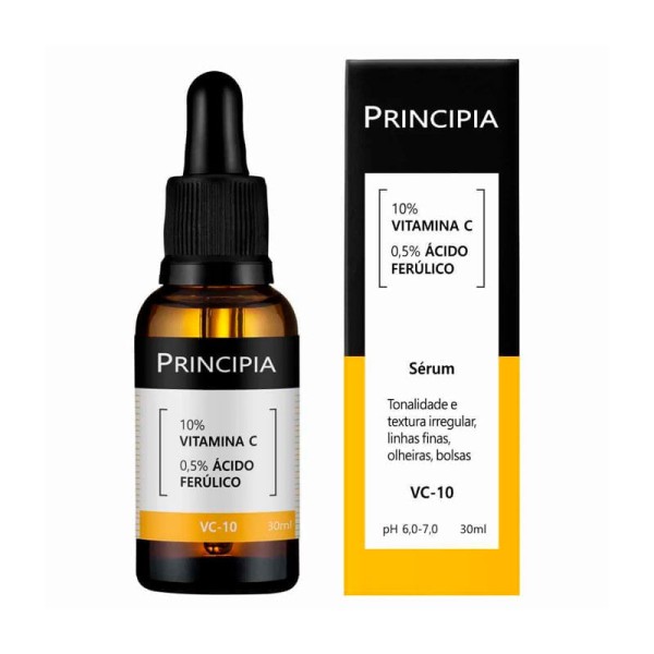 Encontraproduto.com.br - Sérum Vitamina C + Ácido Ferúlico VC10 Principia - 30ml