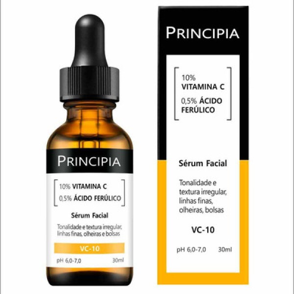 Encontraproduto.com.br - Sérum Vitamina C + Ácido Ferúlico VC10 Principia - 30ml