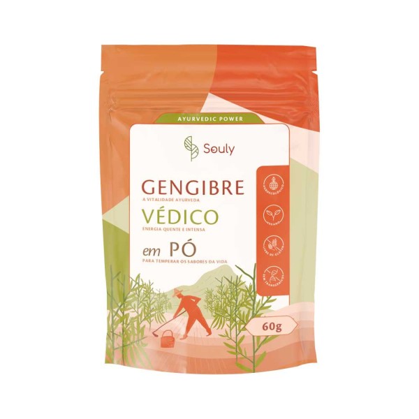 Gengibre Védico em Pó 60g Souly