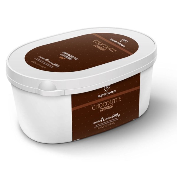 Encontraproduto.com.br - Sorvete Trufado de Chocolate Carrefour Pote 1 Litro