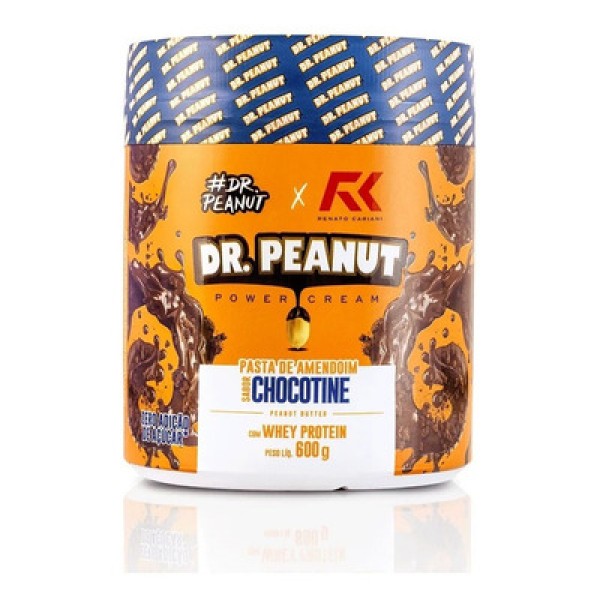 Encontraproduto.com.br - Pasta de Amendoim Zero Açúcar DR. Peanut com Whey Protein Avelã Pote 650g
