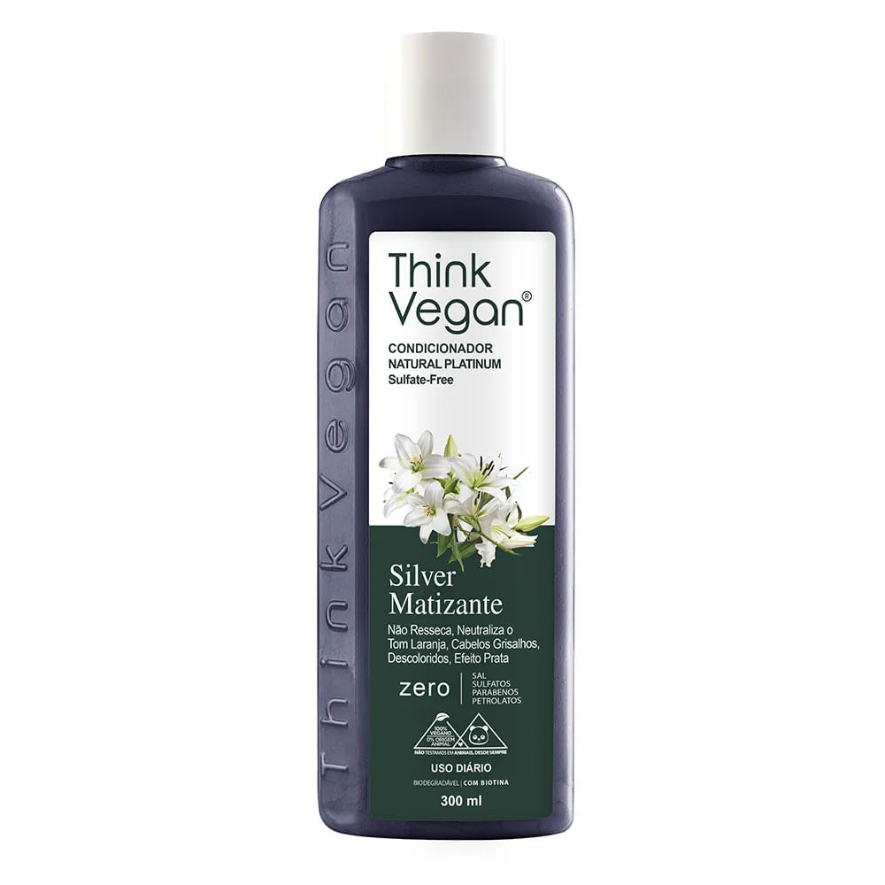 Condicionador Think Vegan Natural Platinum Matizante 300ml