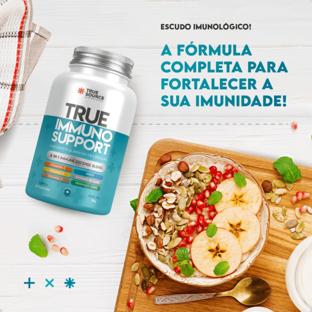 Encontraproduto.com.br - True Immuno Support 60 Cápsulas True Source