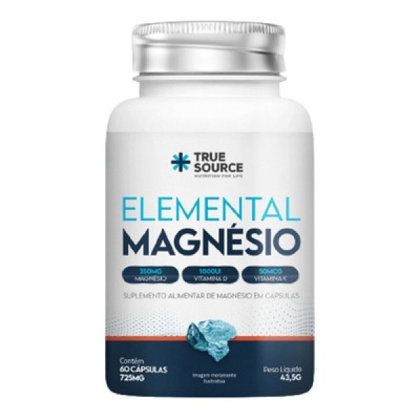Elemental Magnesio True Source 60 cápsulas