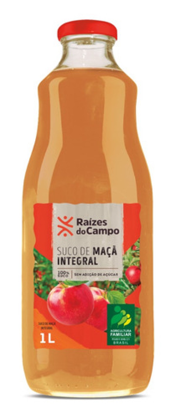 Suco de Maçã Integral Raízes do Campo 1L