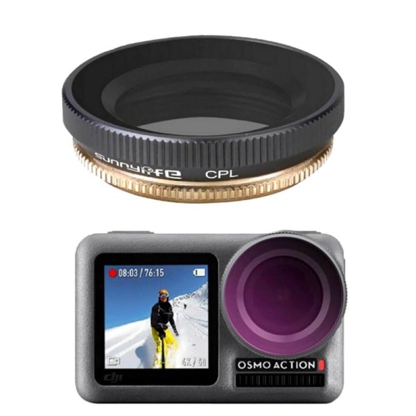 Encontraproduto.com.br - Filtro de Lente CPL para Câmera DJI Osmo Action