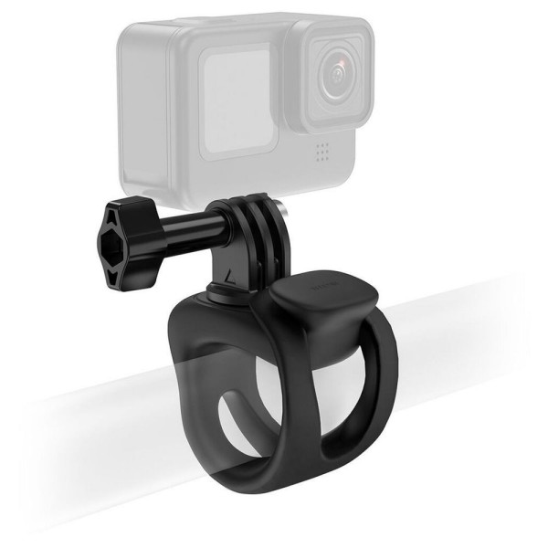 Encontraproduto.com.br - Suporte Tubular Silicone Para Câmera Gopro E Similares - Telesin