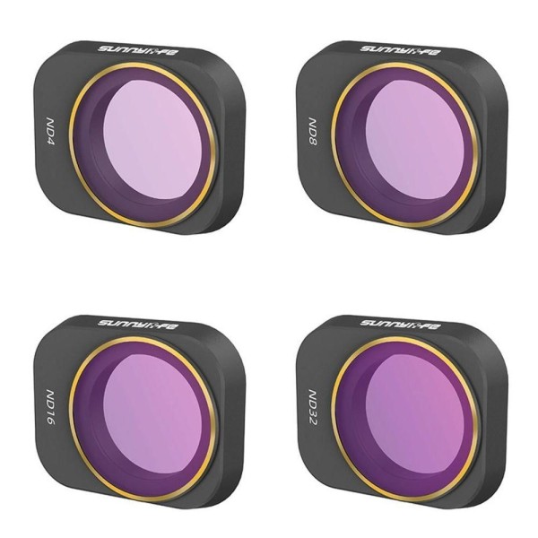 Encontraproduto.com.br - Kit com 4 Filtros ND 4/8/16/32 para Drone DJI Mini 3 Pro