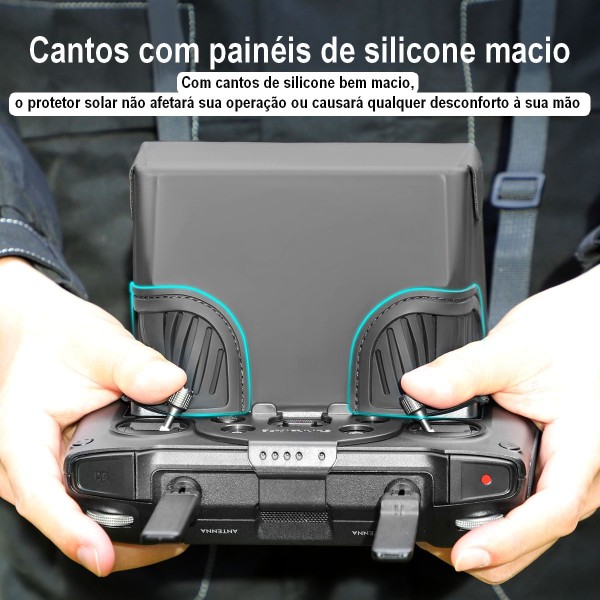 Encontraproduto.com.br - Capa Solar Para Dji Rc Pro De Drone Dji Mini 3 Pro-mavic 3-air 2s