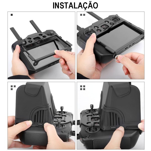 Encontraproduto.com.br - Capa Solar Para Dji Rc Pro De Drone Dji Mini 3 Pro-mavic 3-air 2s