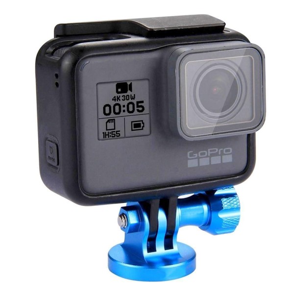 Encontraproduto.com.br - Kit Parafusos Alumínio Inoxidável para Câmeras GoPro e Similares Cor Azul