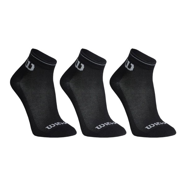 Encontraproduto.com.br - Meia Cano Curto P2412410 3P Preto  (39-44) - Wilson