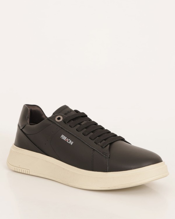 Encontraproduto.com.br - Tênis Masculino Ferracini Couro Logan Preto