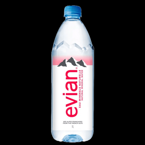 Água Mineral Natural sem Gás Evian Garrafa 1 L