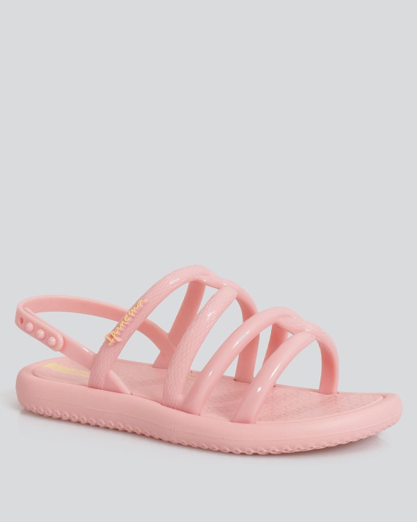 Encontraproduto.com.br - Sandália Ipanema Bebê Meu Sol Com Tiras Rosa