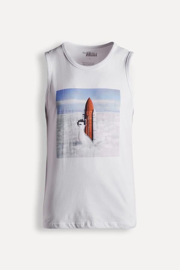 Encontraproduto.com.br - Regata Mini Pf Estampada Spacebus