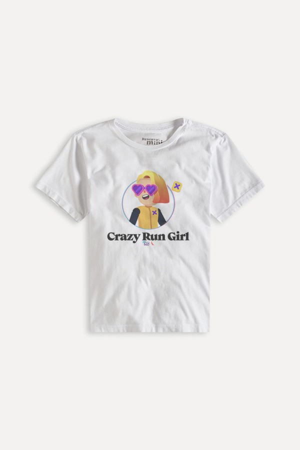 Camiseta Mini Crazy Run Girl Pk Xd