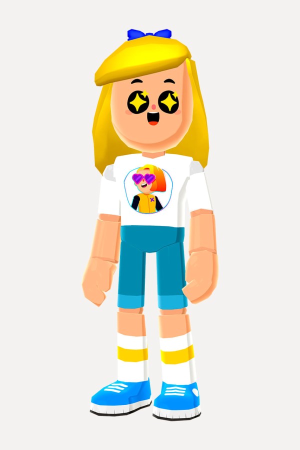 Camiseta Mini Crazy Run Girl Pk Xd