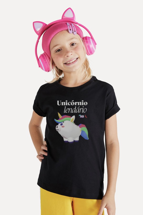 Camiseta Mini Unicórnio Lendário Pk Xd