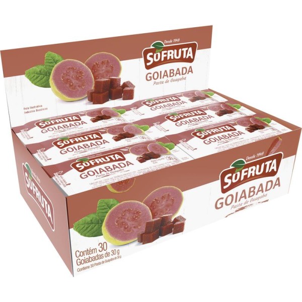 Encontraproduto.com.br - Goiabada SóFruta Caixeta com 30x30g