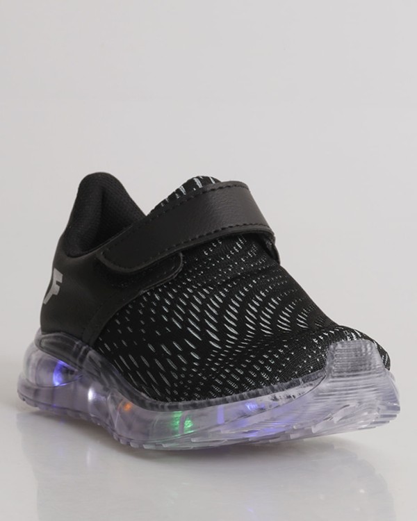Encontraproduto.com.br - Tênis Infantil Com Led Preta