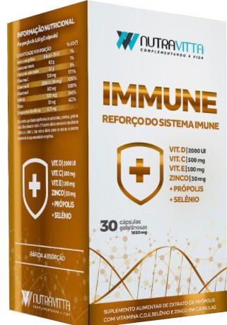 Encontraproduto.com.br - Nutravitta Immune Sorocaps 30 Cápsulas