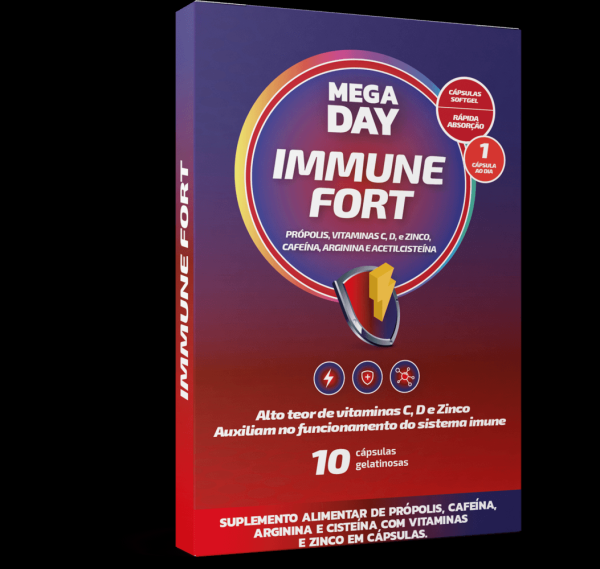 Mega Day Immune Forte 10 Cápsulas