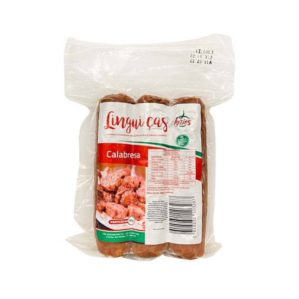 Linguiça Calabresa Vegana 280g Lyrios